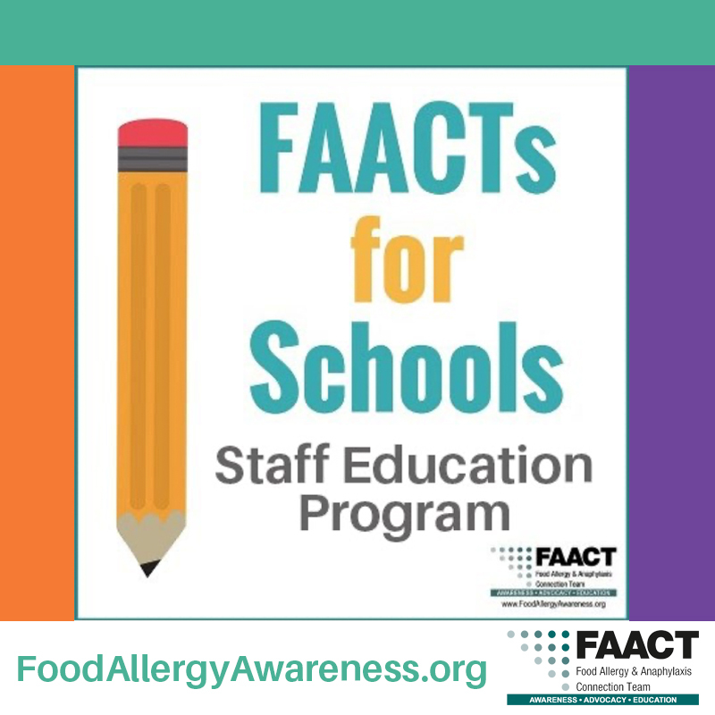 FAACTs for schools staff education program